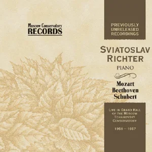 Святослав Рихтер, фортепиано. Моцарт, Бетховен, Шуберт